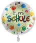 Preview: Folienballon - Hurra Schule! - ø 43cm